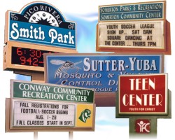 Pole Signs - Collage